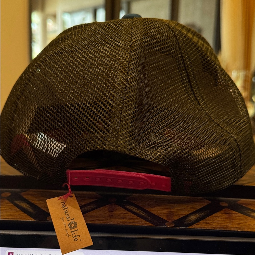 NATURAL LIFE Floral Trucker Hat - Picture 3 of 4